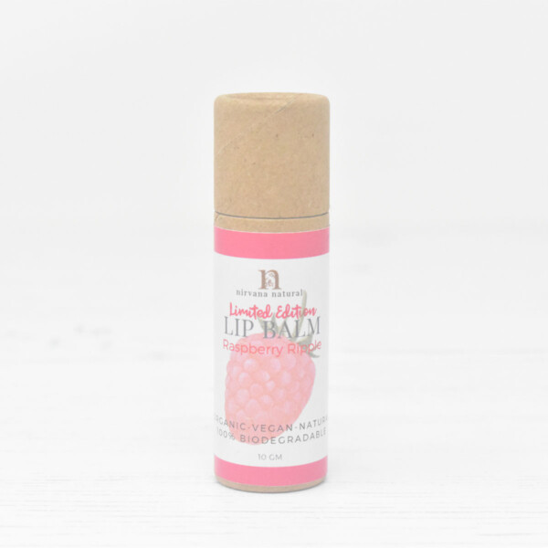 Organic Raspberry Ripple Vegan Lip Balm - 10g