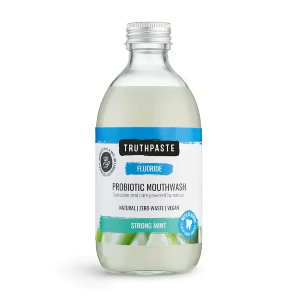 Strong Mint Probiotic Mouthwash - With Fluoride 300ml