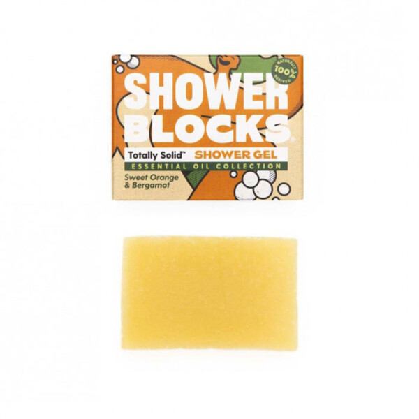 Shower Block - Essential Oil Collection - Sweet Orange & Bergamot 100g