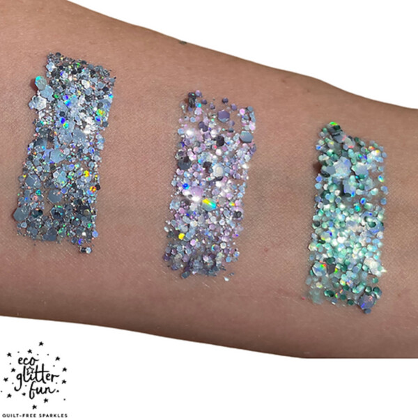 3 Piece Eco Glitter Set - Ariel, Raspberry Ripple & Purple Rain - Image 2