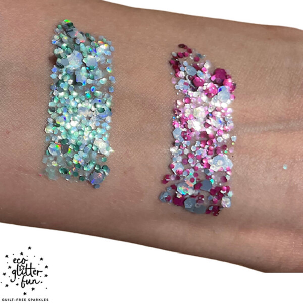 2 Piece Eco Glitter Set - Ariel & Raspberry Ripple - Image 2