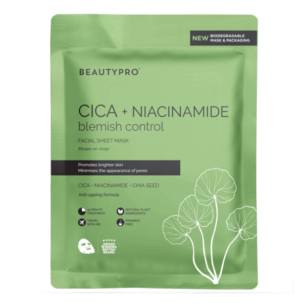 Cica + Niacinamide Blemish Control Facial Sheet Mask