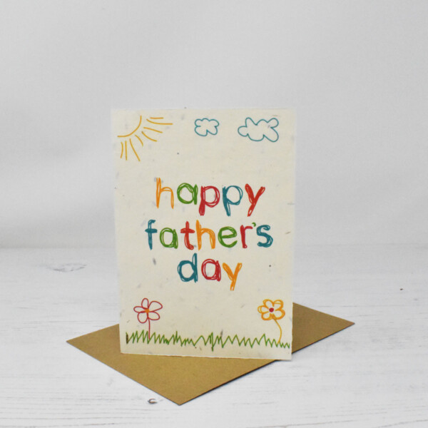 Seed Paper Father's Day Card - Doodle