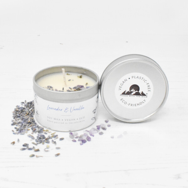 Lavender & Vanilla Soy Wax Candle - 100ml