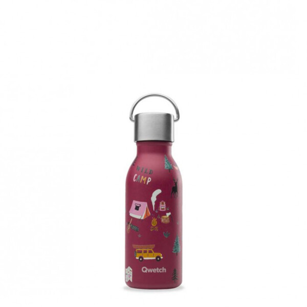 Insulated Stainless Steel Kids Bottle - Yosemite - Garnet - 350ml