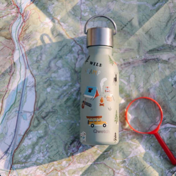 Insulated Stainless Steel Kids Bottle - Yosemite - Linden - 350ml - Image 2