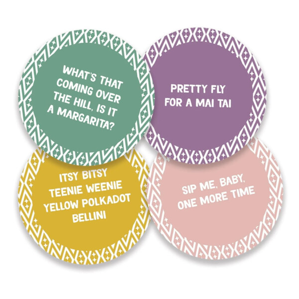 Set of 4 Cocktail Coasters - Volume 1 - Image 2