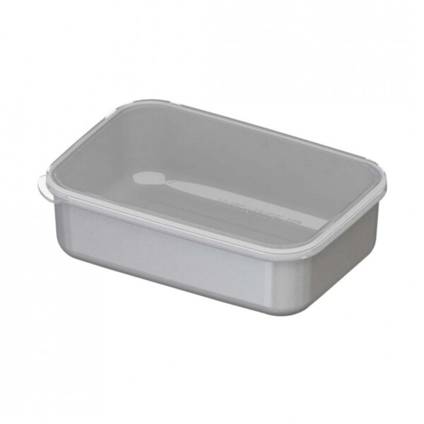 Large Rectangle Container with Silicone Lid - 45oz Clear