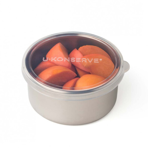Medium Round Container with Silicone Lid - 9oz Clear - Image 2