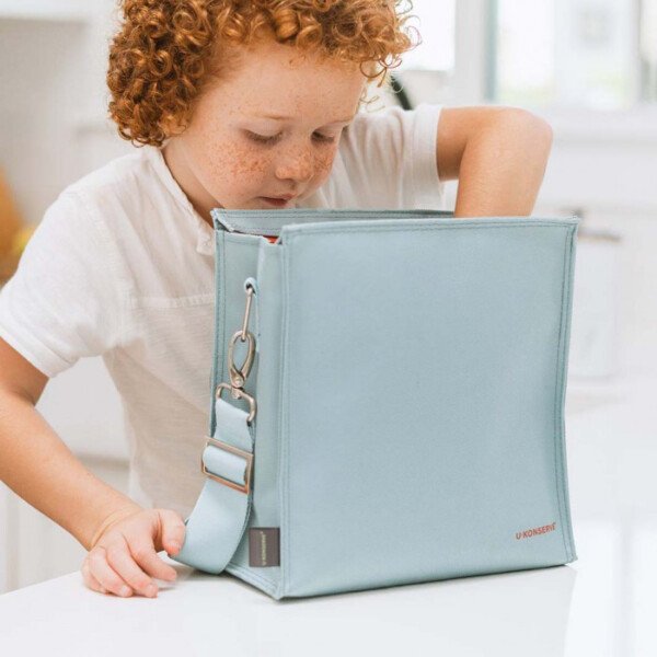 Recycled PET Insulated Lunch Tote - Seafoam - Image 2