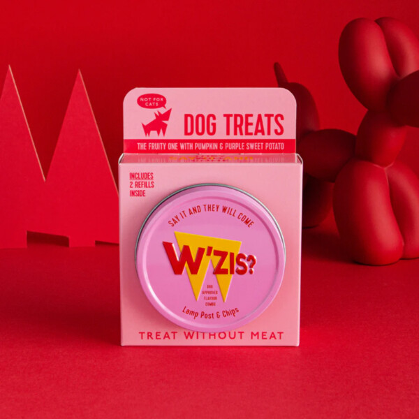 Dog Treat Tin Gift Box - Lamp Post & Chips