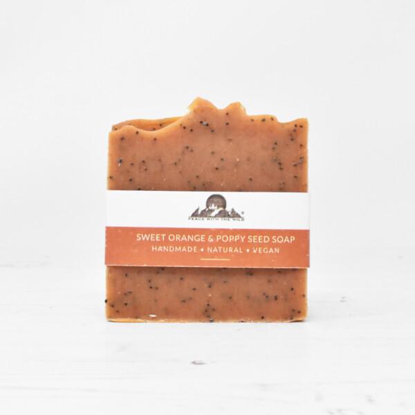 Sweet Orange & Poppy Seed Soap Bar - 120g