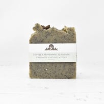 Coffee & Peppermint Scrub Soap Bar - 110g
