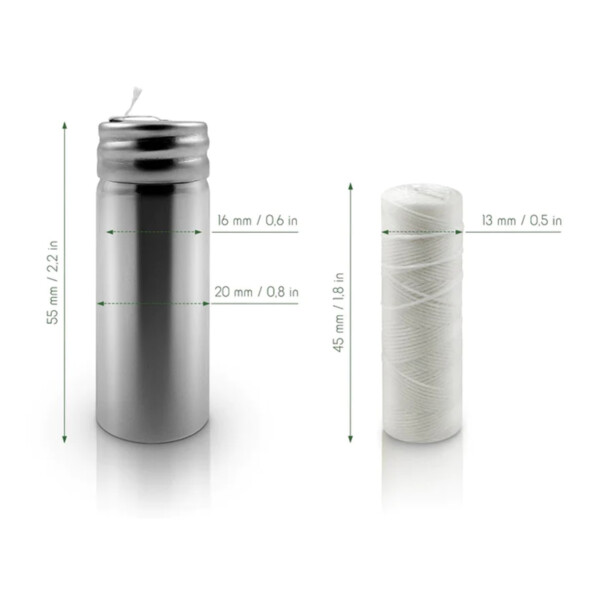 Silk Floss With Stainless Steel Dispenser - Image 2