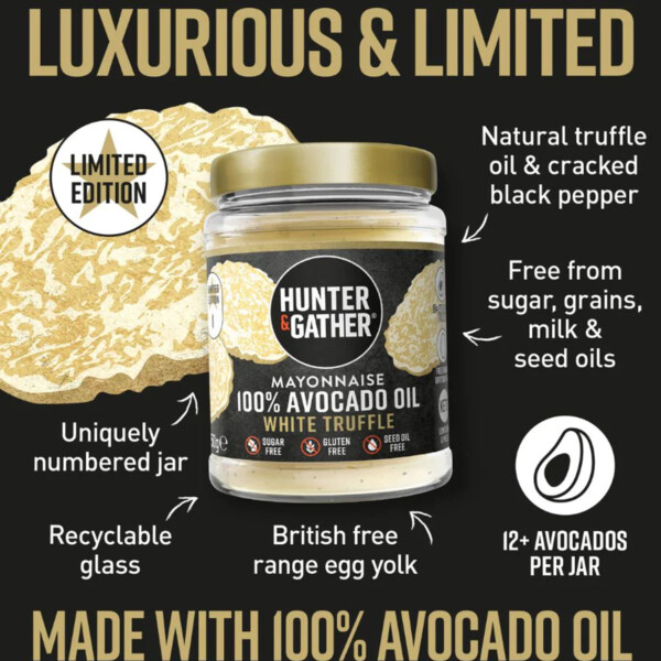 Limited Addition White Truffle Mayonnaise Avocado Oil - 250g - Image 3