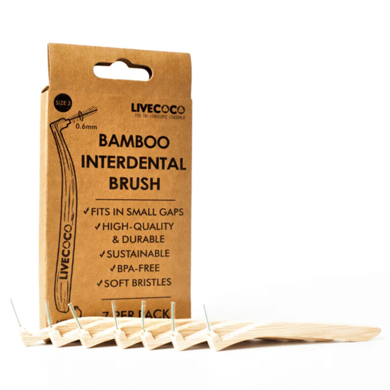 Long Handle Reusable Bamboo Interdental Brushes 7 Pack Size 3 Peace With The Wild