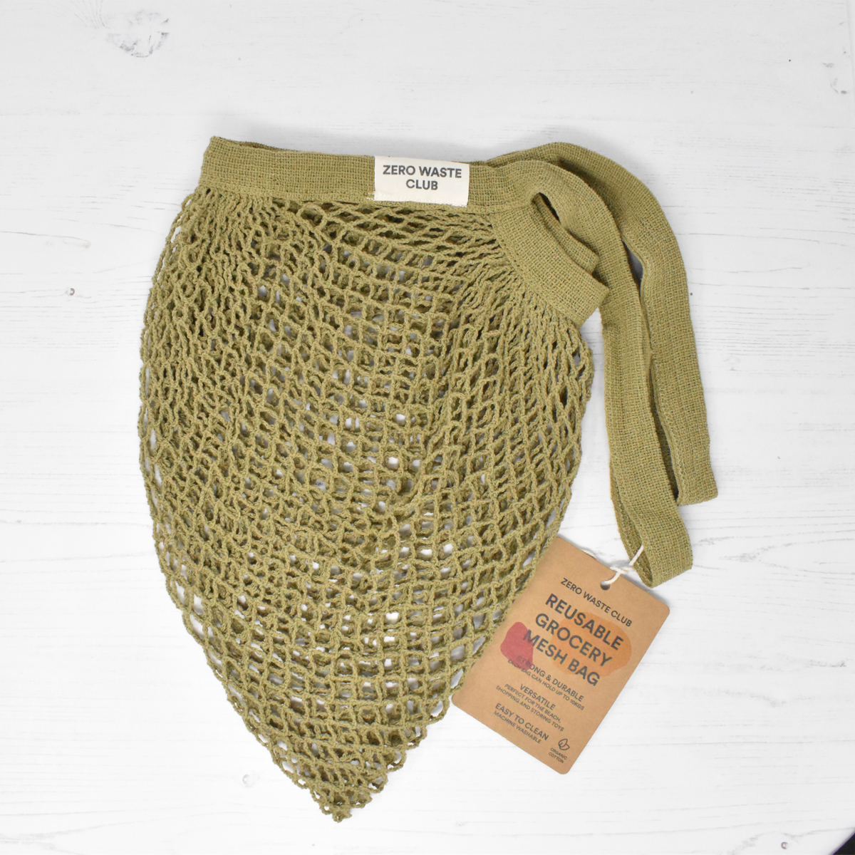 Organic Cotton Mesh Shopping Bag Peace With The Wild