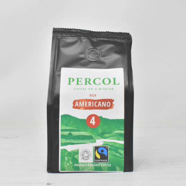 Fairtrade Organic Americano Plastic Free Ground Coffee Pouch