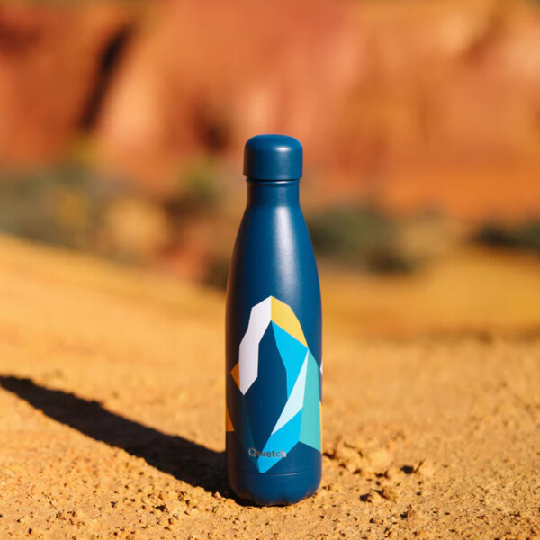 Stainless Steel Insulated Water Bottle - Blue Altitude 500ml - Image 2