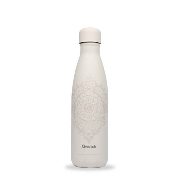 Stainless Steel Insulated Water Bottle - Albertine Ivory 500ml