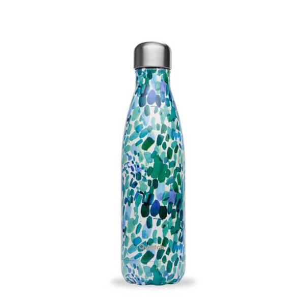 Stainless Steel Insulated Water Bottle - Blue Arty 500ml