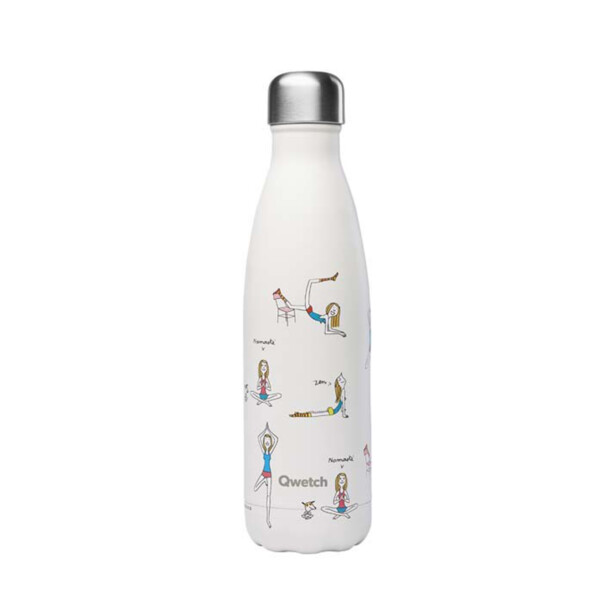 Stainless Steel Insulated Water Bottle - Yoga 500ml