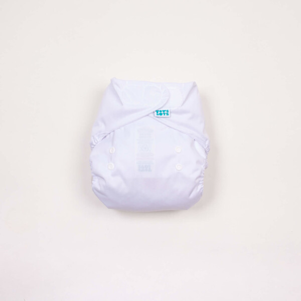White Bamboozle Nappy Wrap - 0-15lbs