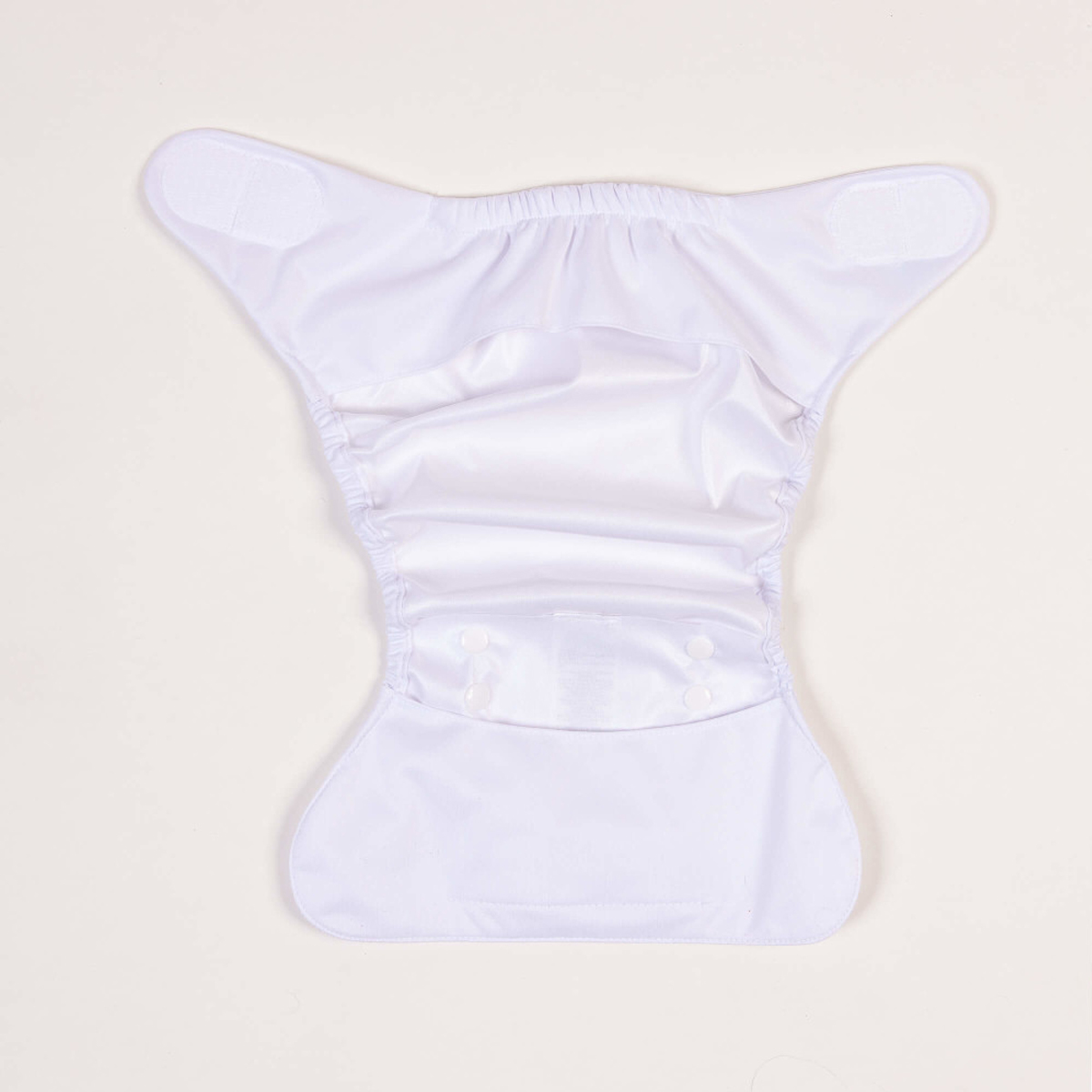 White Bamboozle Nappy Wrap - 0-15lbs - Peace With The Wild