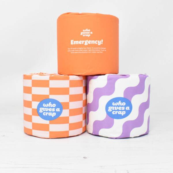 Who Gives A Crap - 100% Recycled Toilet Roll - 3pcs - Image 2