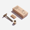 Reusable Razor & Stand - Antique Brass - Image 2