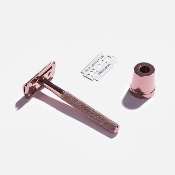 Reusable Razor & Stand - Blush Wine - Image 3