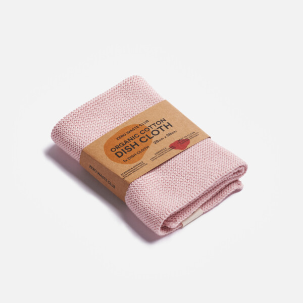 Organic Cotton Dish Cloth - Rose
