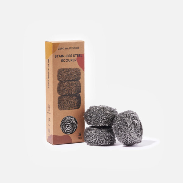 Stainless Steel Scourers - 3 Pack