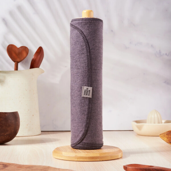 Grey Organic Reusable Kitchen Roll - 7 Pack - Image 3