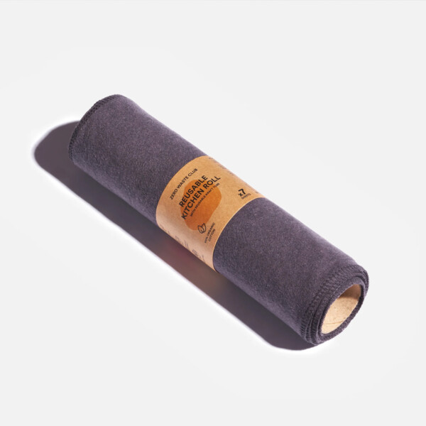 Grey Organic Reusable Kitchen Roll - 7 Pack