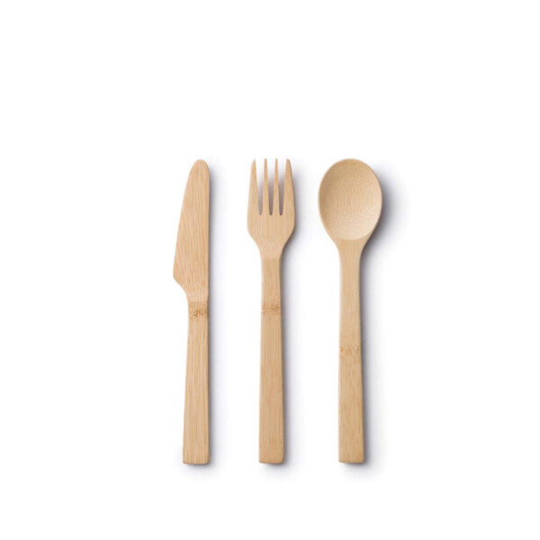 Bamboo Travel Cutlery Set