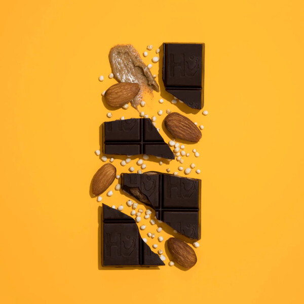 Almond Butter & Crispy Quinoa Organic Chocolate - 60g - Image 2