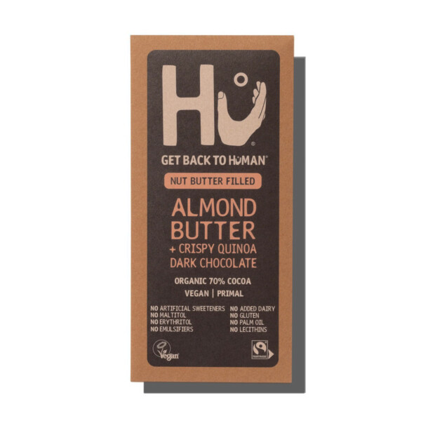Almond Butter & Crispy Quinoa Organic Chocolate - 60g