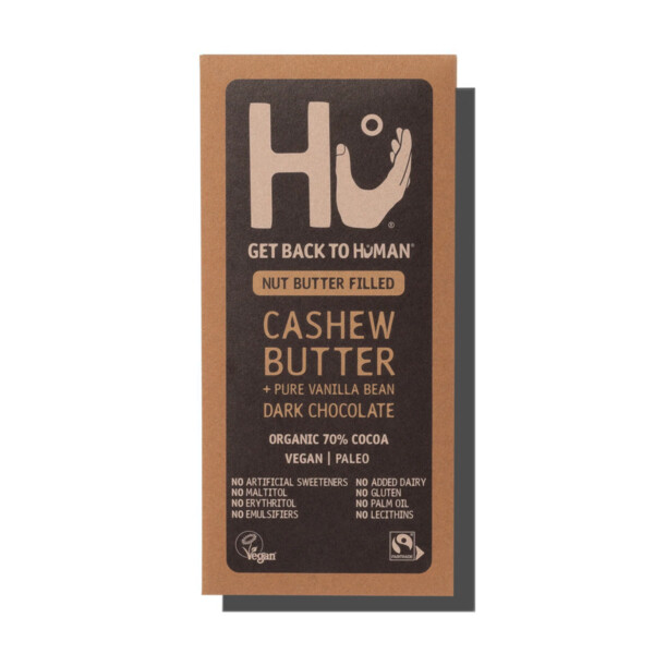Cashew Butter & Pure Vanilla Bean Organic Chocolate - 60g