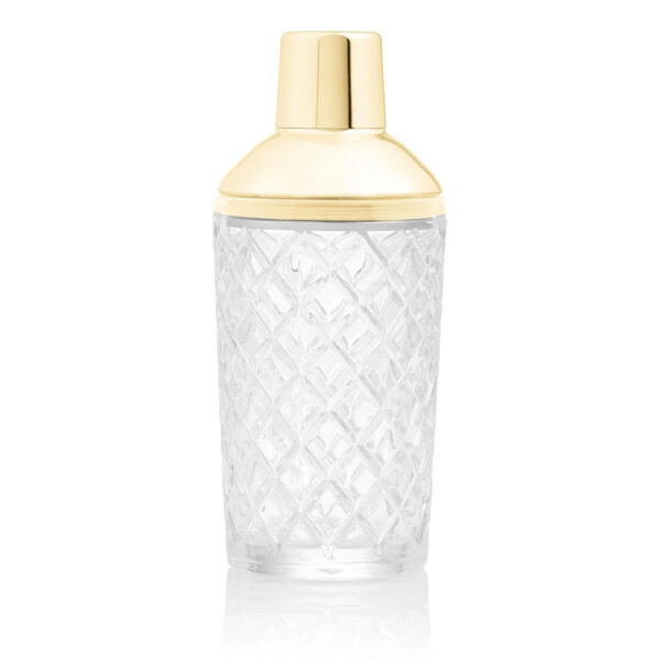 Gold Glass Cocktail Shaker - Image 2