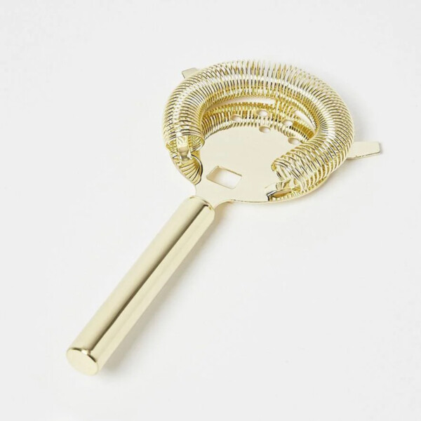 Hawthorne Cocktail Strainer - Gold - Image 3