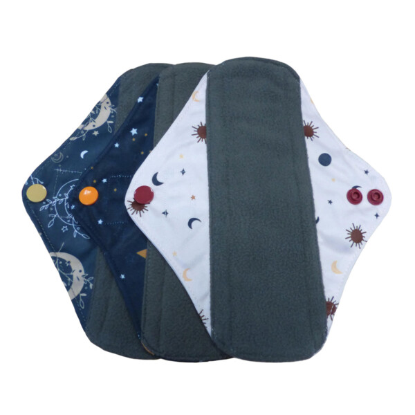 Medium Reusable Sanitary Pads - 3 Pack - Image 4