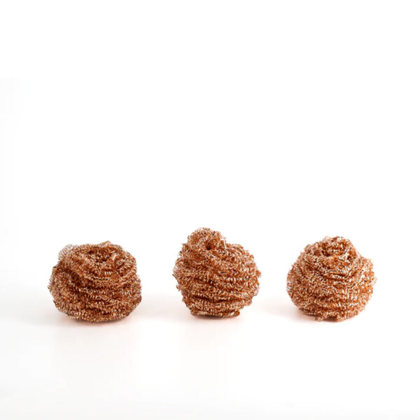 Recyclable Copper Scourers - Pack of 3 - Image 3