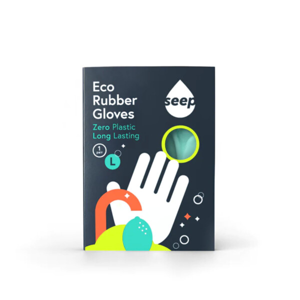 Eco Rubber Gloves - Turquoise - Image 4