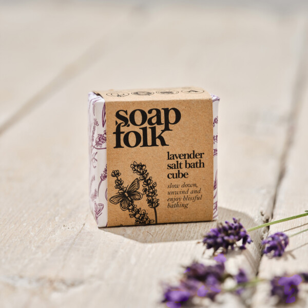 Lavender Salt Bath Cube