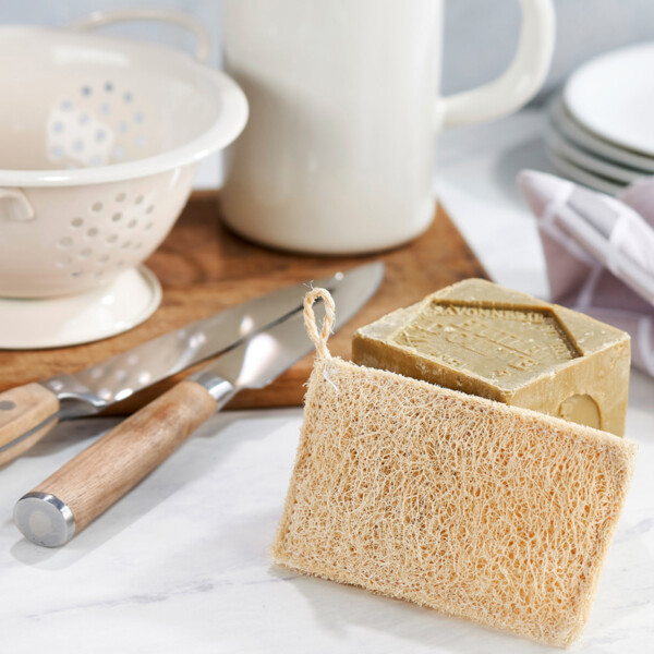 Loofah Kitchen Sponge Scrubber - Image 2