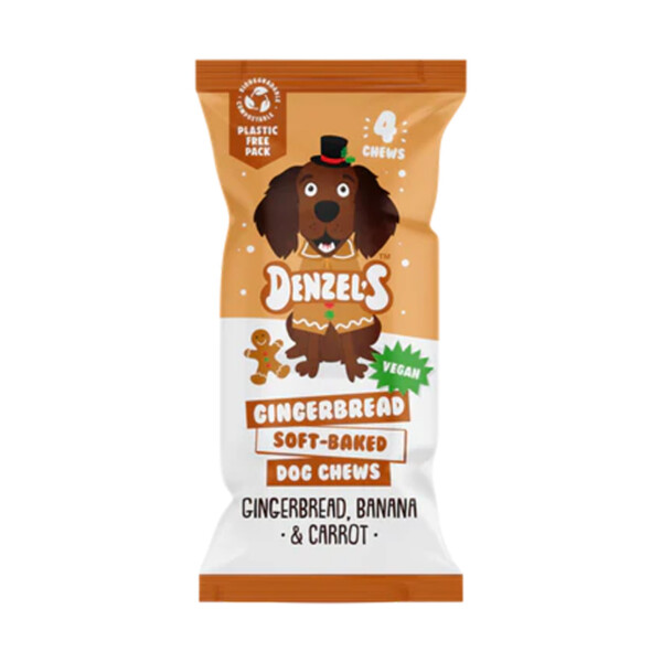 Gingerbread Soft Baked Dog Chews - 75g