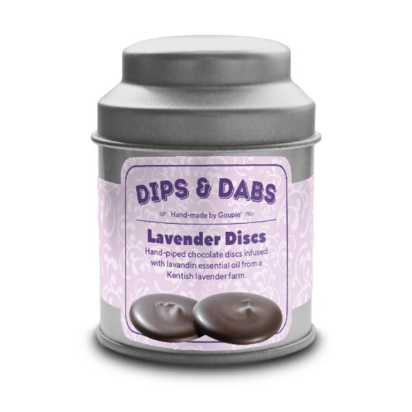 Chocolate Lavender Discs - 50g