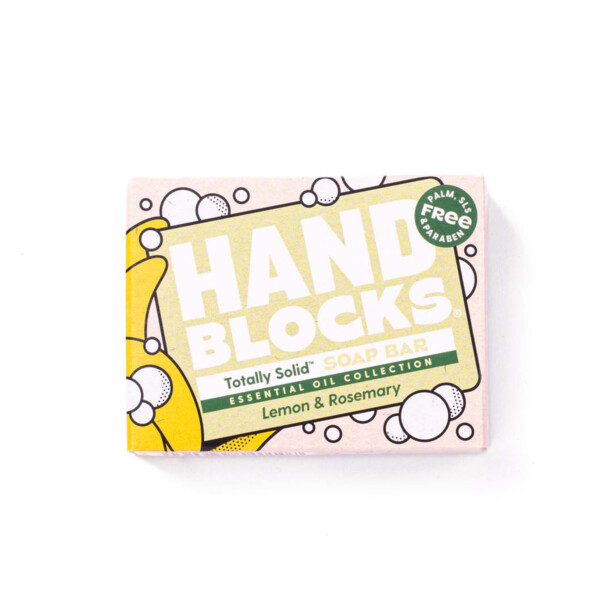 Hand Block - Essential Oil Collection - Lemon & Rosemary 100g - Image 2