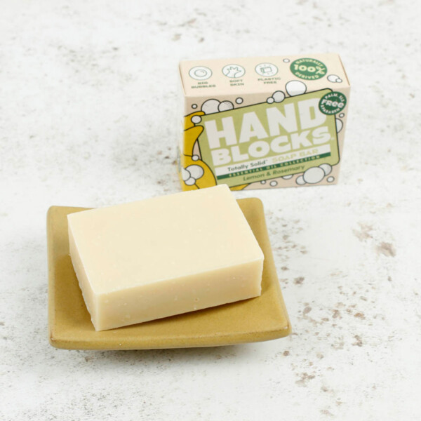 Hand Block - Essential Oil Collection - Lemon & Rosemary 100g - Image 3